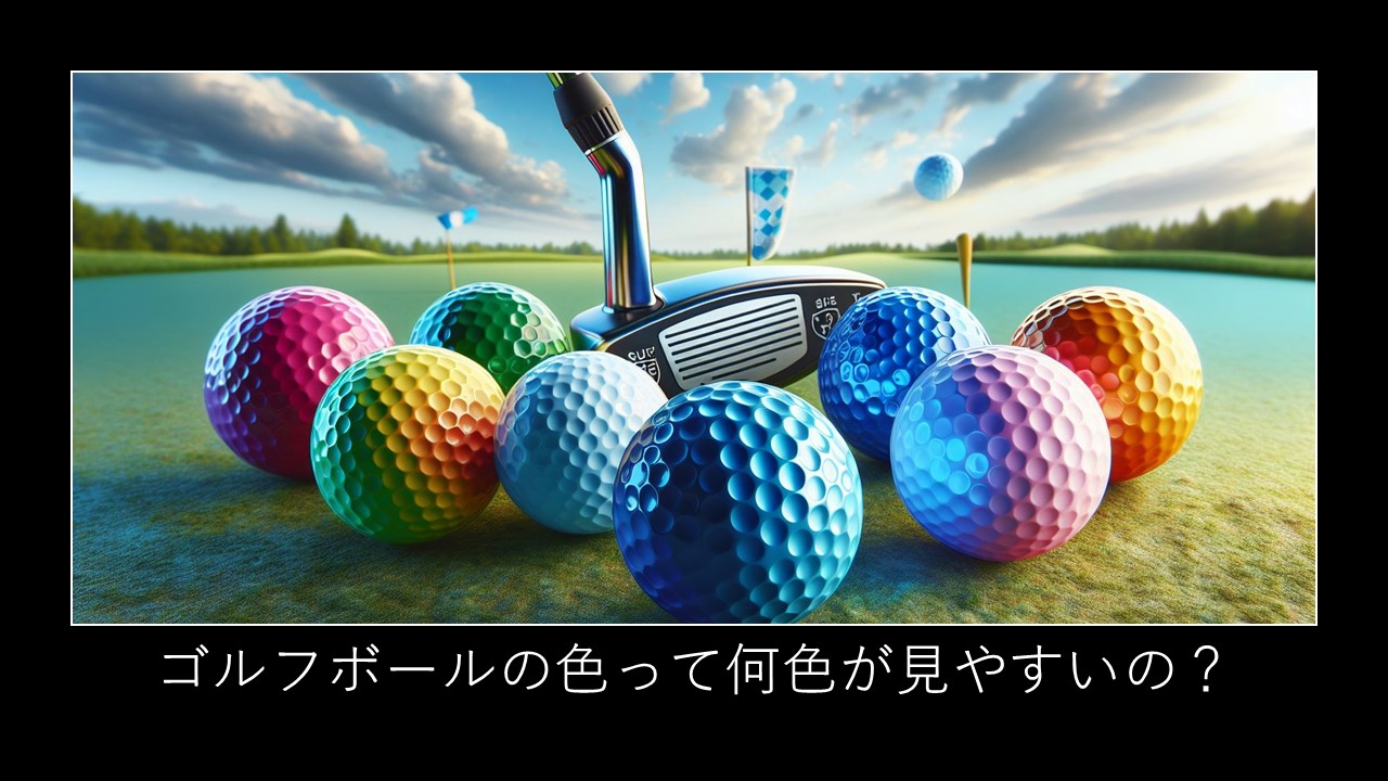 ゴルフボールの色って何色が見やすいの？定番の白ではないの？